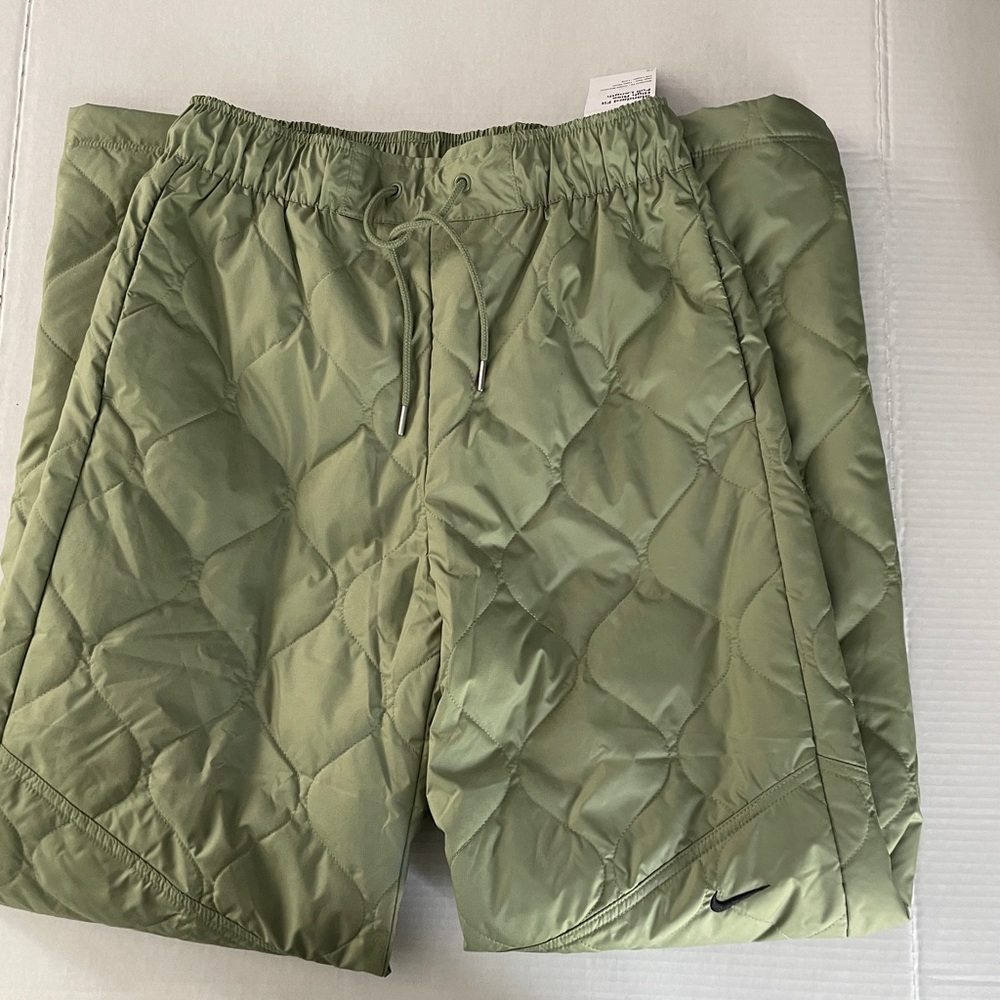 NWT Nike XS Sportswear Women's Essential Quilted High-Waisted OpenHem Pants - Picture 6 of 11